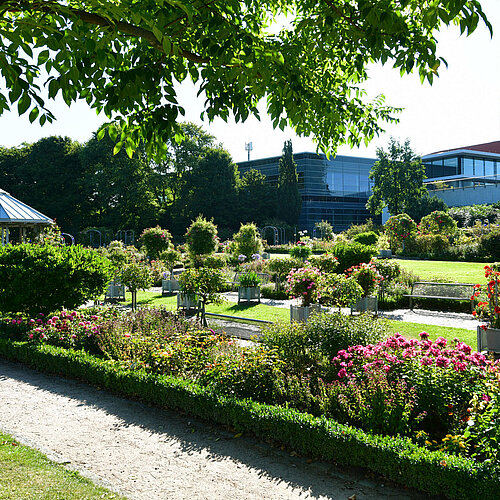 CCH - Planten und Blomen CCH Außenansicht vom Park Panten un Blomen aus